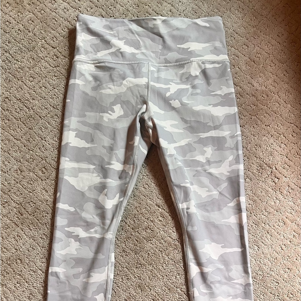 Athleta Beige Camo Leggings